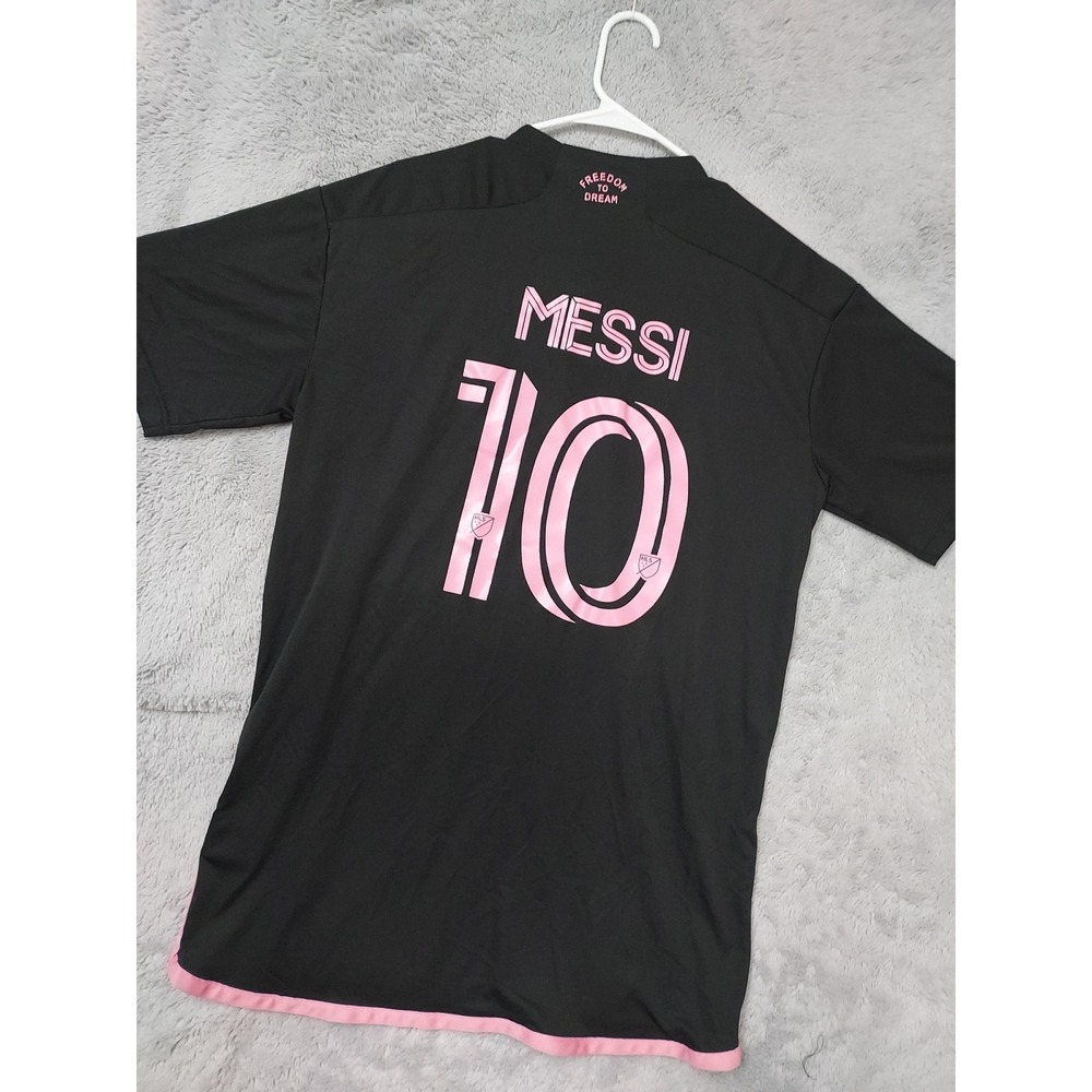 Lionel Messi Jersey Mens XL Adidas Inter Miami CF Soccer Black Futbol MLS XBTO